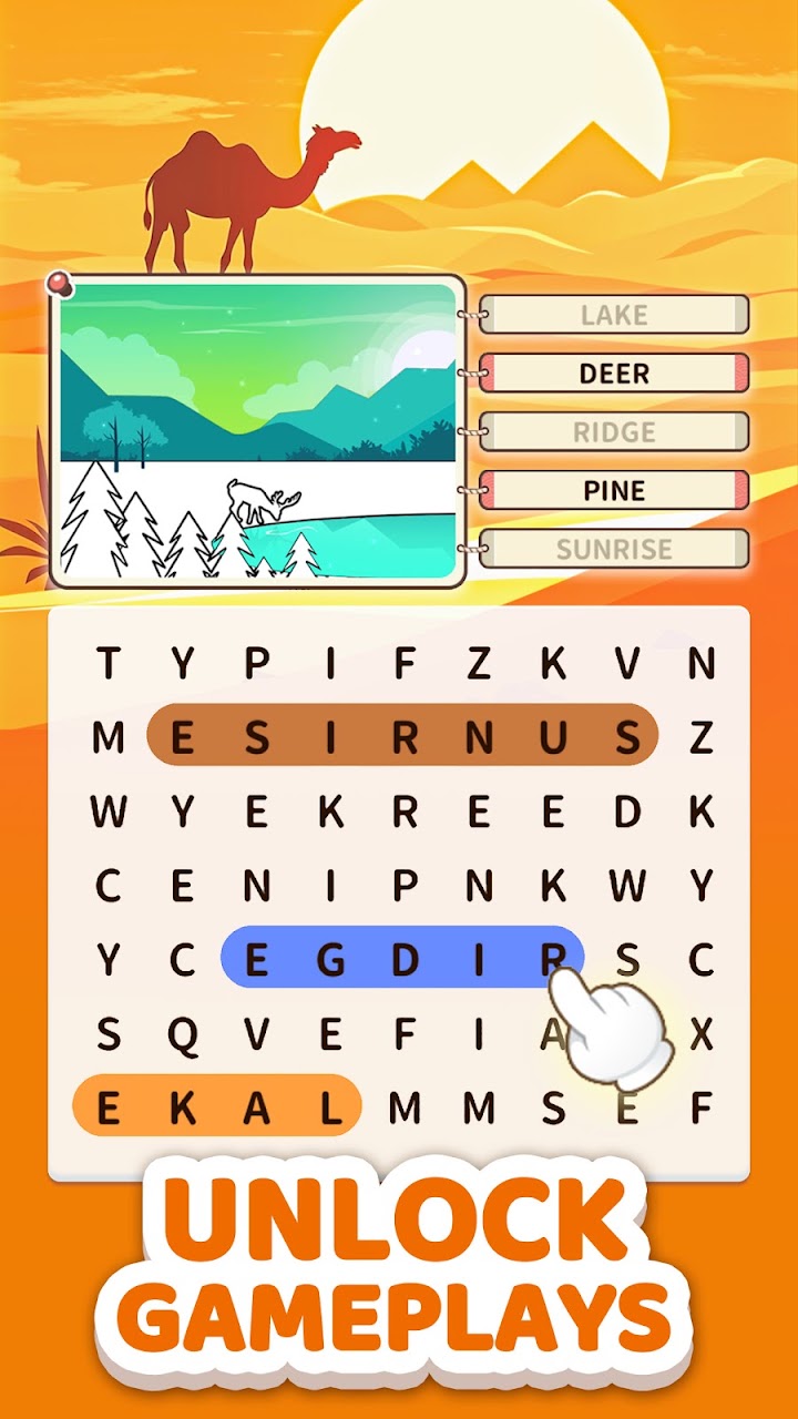 Ring of Words: Find Words screenshot